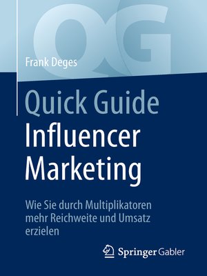 cover image of Quick Guide Influencer Marketing
